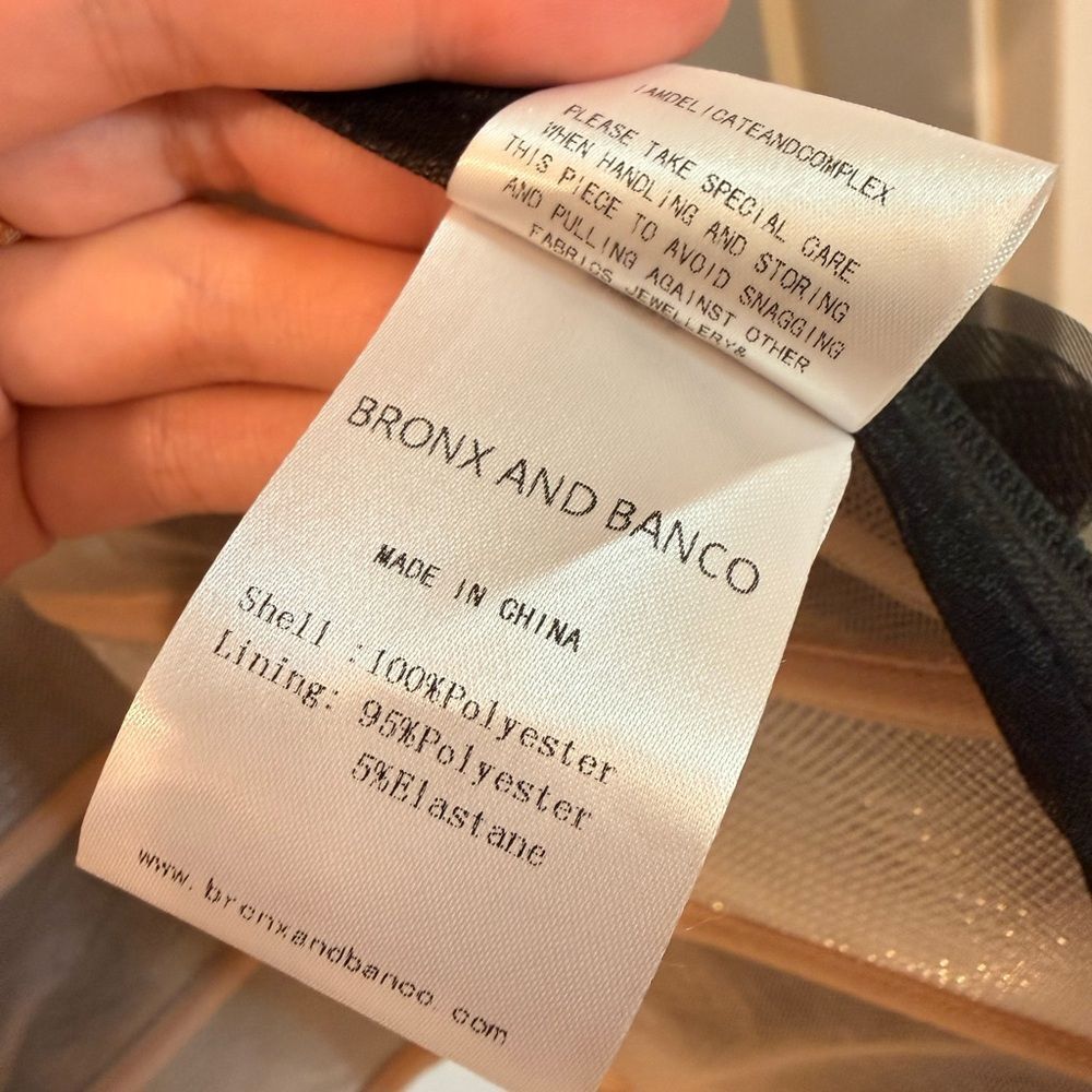 NWOT BRONX AND BANCO ROSALIE SHORT BLACK FLORAL DRESS, formal mini dress - Picture 12 of 16